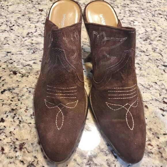 Bridgewater Studio Leather Suede Feel Clogs 11M - Picture 6 of 8